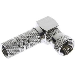 F-Stecker, HQ 90 Winkel 7m, 2 Stück