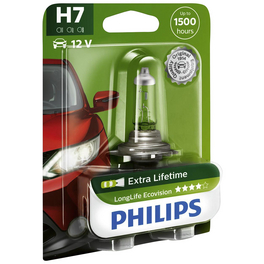 Fahrzeugscheinwerferlampe »LongLife Ecovision«, H7, 55 W