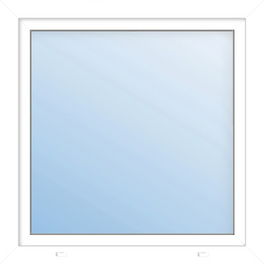 Fenster »76/3 «, Gesamtbreite x Gesamthöhe: 100 x 60 cm, Glassstärke: 33 mm, weiß