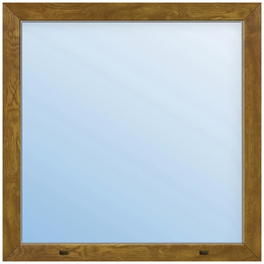 Fenster »77/3 MD«, Gesamtbreite x Gesamthöhe: 40 x 50 cm, Glassstärke: 33 mm, weiß/golden oak