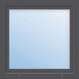 Fenster »77/3 MD«, Gesamtbreite x Gesamthöhe: 50 x 50 cm, Glassstärke: 33 mm, weiß/titan