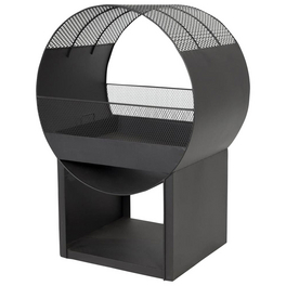 Feuerstelle »Porthole«, Höhe: 80 cm, schwarz