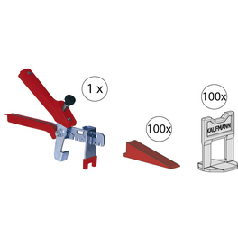 Fliesen Nivelliersystem, 13 mm, Kunststoff | Metall Fliesen Nivelliersystem, 13 mm, Kunststoff | Metall