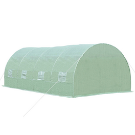 Folien-Gewächshaus, BxHxL: 300 x 200 x 600 cm Folien-Gewächshaus, BxHxL: 300 x 200 x 600 cm