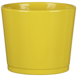 Frühlingstopf »SPRING«, Höhe: 10,5 cm, gelb, Keramik