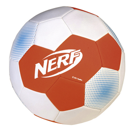 Fußball, weiß/orange, Neopren, Ø: 20 cm