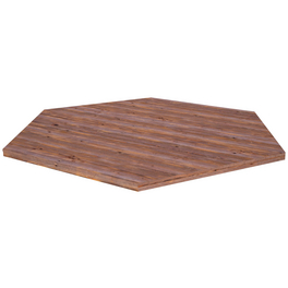 Fußboden für Pavillon »Betty 1«, BxHxT: 337 x 2,8 x 337 cm, braun, Holz