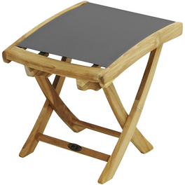 Fußhocker, BxHxT: 47 x 47 x 42 cm, Akazienholz Fußhocker, BxHxT: 47 x 47 x 42 cm, Akazienholz
