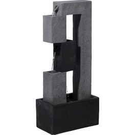 Gartenbrunnen, mit 4 Becken, BxHxL: 21,5 x 90,5 x 40,5 cm, Polyresin Gartenbrunnen, mit 4 Becken, BxHxL: 21,5 x 90,5 x 40,5 cm, Polyresin
