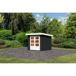Gartenhaus »Bastrup 2«, BxT: 237 x 237 cm (Außenmaße), Wandstärke: 28 mm Gartenhaus »Bastrup 2«, BxT: 237 x 237 cm (Außenmaße), Wandstärke: 28 mm