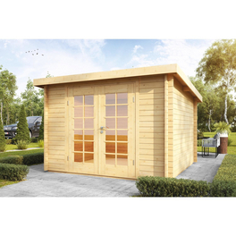 Gartenhaus, BxT: 300 x 300 cm (Außenmaße), Dachbretter
