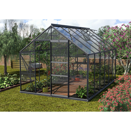 Gewächshaus »Merkur«, 9,9 m², Aluminium/ESG Glas, winterfest Gewächshaus »Merkur«, 9,9 m², Aluminium/ESG Glas, winterfest