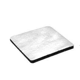 Gummipad, Alumnium/Gummi, für Plattenlager bei PVC-Dachbahnen Gummipad, Alumnium/Gummi, für Plattenlager bei PVC-Dachbahnen