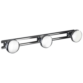Hakenleiste Basic mit 3 Haken Garderobenleiste, Wandhaken, Basic Hakenleiste Basic mit 3 Haken Garderobenleiste, Wandhaken, Basic
