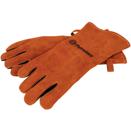 Handschuhe, Rauhleder, orange