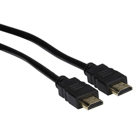 HDMI-Kabel, mit Ethernet, 1,5 m, Schwarz