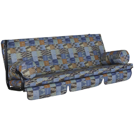 Hollywoodschaukelauflage »Trend«, blau, Patchwork, BxL: 180 x 54 cm