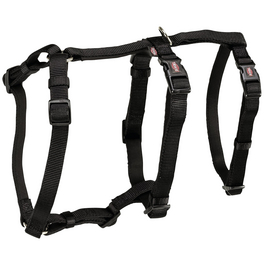 Hunde-Geschirr, M–L, Nylon, schwarz Hunde-Geschirr, M–L, Nylon, schwarz