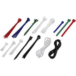 Kabelbinder, nylon/kunststoff, 1 Set
