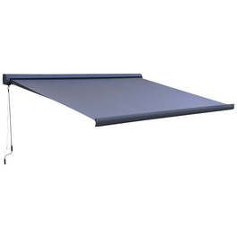 Kassettenmarkise, BxT: 400 x 300 cm, grau Kassettenmarkise, BxT: 400 x 300 cm, grau