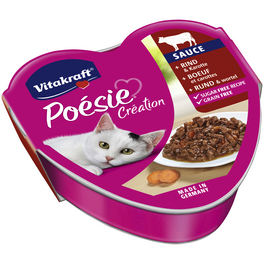 Katzen-Nassfutter »Poésie Création«, 85 g, Rind/Karotte