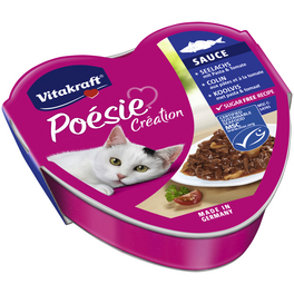Katzen-Nassfutter »Poésie Création«, 85 g, Seelachs/Pasta/Tomate