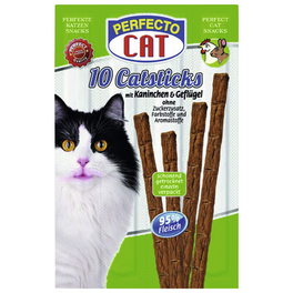 Katzensnack »PK Cat«, 50 g (10 Sticks), Geflügel/Kaninchen