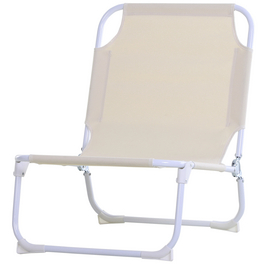 Klappstuhl, BxHxT: 51 x 64 x 51 cm, Metall/Oxford Gewebe