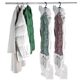 Kleidersack »Set L+XL«, Polypropylen/Kunststoff, transparent/weiß