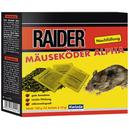 Köder, Raider, Nachfüllung 100 g, Mäusen