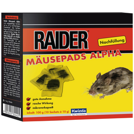 Köder, Raider, Nachfüllung 100 g, Mäusen