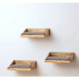 Kratzbaum »Karlsson«, für Katzen, Holz, beige, 3-er Set Kratzbaum »Karlsson«, für Katzen, Holz, beige, 3-er Set