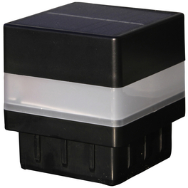 LED-Pfostenkappe, BxHxT: 6,55 x 7,1 x 6,55 cm, für Vierkant-Zaunpfosten in 60 x 60 mm