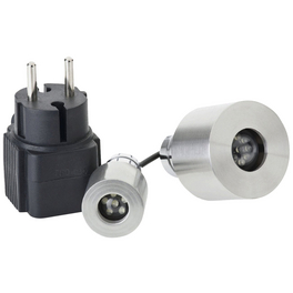LED-Scheinwerfer »LunaLed 6s«, 2 W, Edelstahl, grau