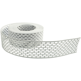 Lüftungsband »Dachrinne«, Polyvinylchlorid (PVC), weiß