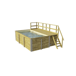Massivholzpool »595«, grün/braun, BxHxL: 315 x 116 x 500 cm Massivholzpool »595«, grün/braun, BxHxL: 315 x 116 x 500 cm