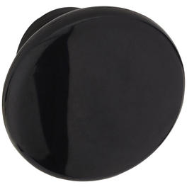 Möbelknopf, Ø 40 x 29 mm, schwarz, Kunststoff