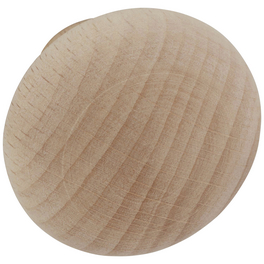 Möbelknopf, rund, Ø 34 x 26 mm, buchefarben