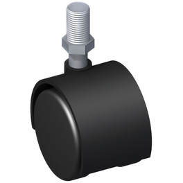 Möbelrolle, Ø: 10 mm, schwarz Möbelrolle, Ø: 10 mm, schwarz