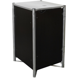 Mülltonnenbox, aus Aluminium-Verbundplatte, 70x115x81cm (BxHxT), 240 Liter Mülltonnenbox, aus Aluminium-Verbundplatte, 70x115x81cm (BxHxT), 240 Liter