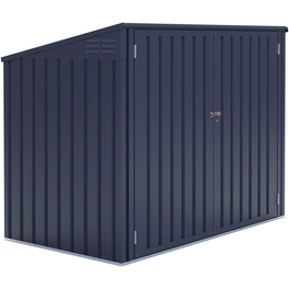 Mülltonnenbox, aus verzinktem Stahl, 172x128x97cm (BxHxT), 480 Liter Mülltonnenbox, aus verzinktem Stahl, 172x128x97cm (BxHxT), 480 Liter