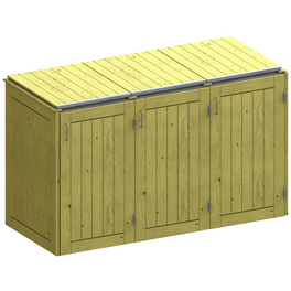 Mülltonnenbox »BINTO«, 206 x 125 x 86 cm (BxHxT), 2.214,5 Liter Mülltonnenbox »BINTO«, 206 x 125 x 86 cm (BxHxT), 2.214,5 Liter