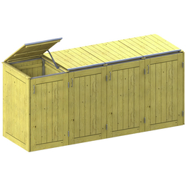 Mülltonnenbox »BINTO«, 272 x 125 x 87 cm (BxHxT), 2.958 Liter Mülltonnenbox »BINTO«, 272 x 125 x 87 cm (BxHxT), 2.958 Liter