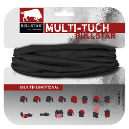 Multi-Tuch »BULLSTAR«, Baumwolle, schwarz