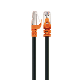 Netzwerkkabel, CAT7, S/FTP 2 m, schwarz