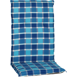 Niederlehnerauflage »Barcelona«, blau, Vierecke, BxL: 50 x 101 cm