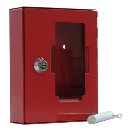 Notschlüsselkasten »NS«, rot, Stahl, (B x H:) 12 x 15 cm