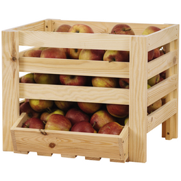 Obst- und Kartoffelhorde, BxHxL: 40 x 33 x 36 cm, Holz