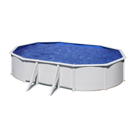 Ovalpool, weiß, BxHxL: 375 x 120 x 610 cm Ovalpool, weiß, BxHxL: 375 x 120 x 610 cm