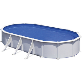 Ovalpool, weiß, BxHxL: 375 x 132 x 730 cm Ovalpool, weiß, BxHxL: 375 x 132 x 730 cm